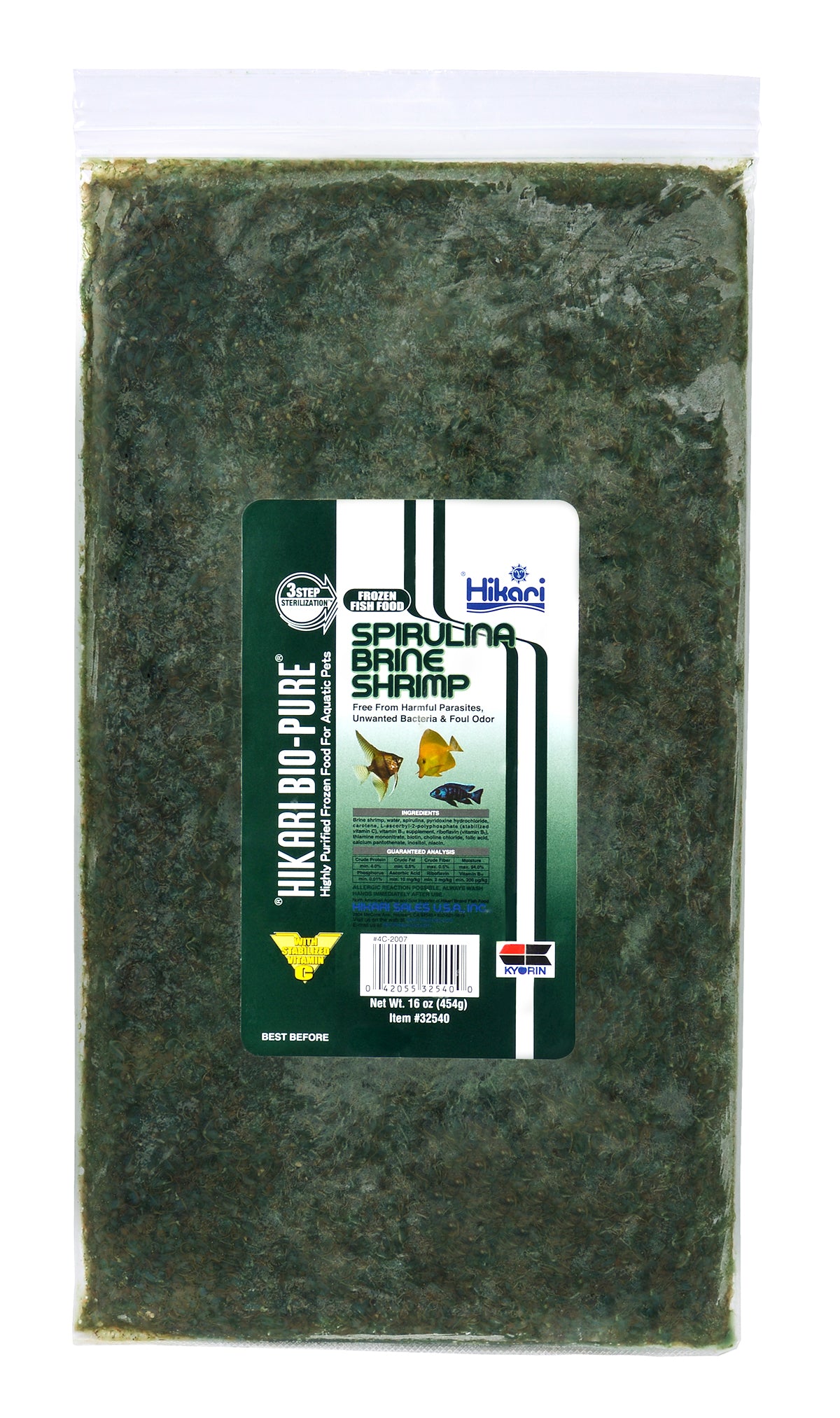 Hikari Spirulina Brine Flat 16oz