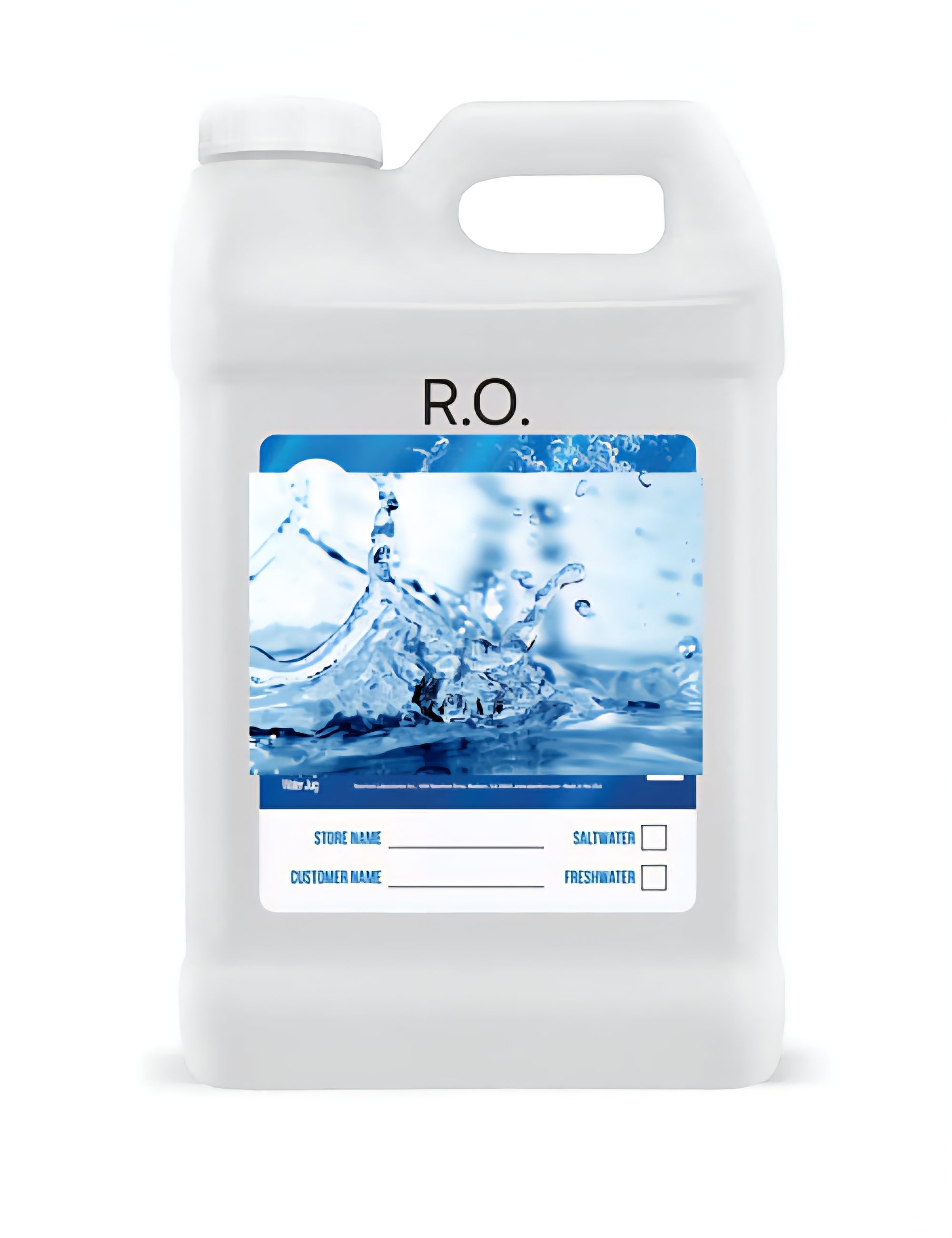 2.5 G R.O. water